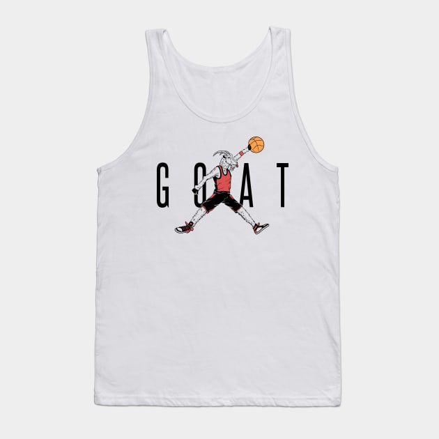 The G.O.A.T Tank Top by Vincent Trinidad Art